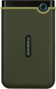 img 4 attached to 💚 Transcend 2TB USB 3.1 Gen 1 StoreJet 25M3G SJ25M3G Rugged External Hard Drive TS2TSJ25M3G, Military Green - Fast & Reliable Storage Solution in Military Green