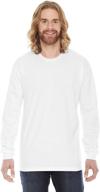 premium american apparel crewneck t shirt heather: stylish men's clothing and versatile t-shirts & tanks logo