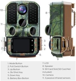 img 3 attached to 📷 Advanced 24MP 1080P Trail Camera with Rapid 0.3s Trigger Time, 120° Wide Angle Lens, and 2.4&#34; LCD - Dr.meter Hunting Camera for Optimal Scouting, Night Vision, and Waterproof Performance