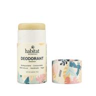 🥥 habitat botanicals: coconut vanilla natural deodorant - plant based - zero waste - organic - aluminum, paraben, phthalate, cruelty & gluten free - 100% compostable and biodegradable - ideal for women and men logo