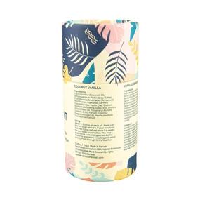 img 2 attached to 🥥 Habitat Botanicals: Coconut Vanilla Natural Deodorant - Plant Based - Zero Waste - Organic - Aluminum, Paraben, Phthalate, Cruelty & Gluten Free - 100% Compostable and Biodegradable - Ideal for Women and Men