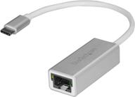 startech.com usb-c to gigabit ethernet adapter - aluminum - thunderbolt 3 port compatible - usb type c network adapter - us1gc30a logo