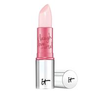 💄 enhanced it cosmetics vitality lip flush - je ne sais quoi: 4-in-1 lipstick stain, long-lasting color + hydration - infused with moisturizing shea butter, aloe vera, jojoba, plum oil & cherry oil - 0.11 oz logo