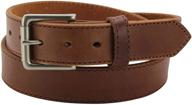 👔 bullhide stitched leather men's belts - quality accessories in various sizes logo