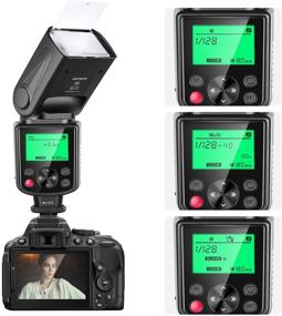 img 2 attached to 📸 Neewer 750II TTL Speedlite Flash Kit with IR Wireless Remote Control, AA Battery, Diffuser for Nikon D7200 D7100 D7000 D5500 D5300 D5200 D5100 D5000 D3300 D3200 D3100 (Nikon-Compatible)