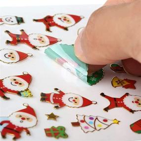 img 1 attached to Gxhong Christmas Scrapbook Self Adhesive Decorations