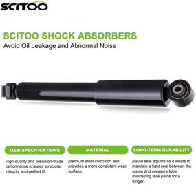 img 3 attached to SCITOO Rear Gas Shock Set of 2 - Compatible with 1999-2008 Honda Odyssey, 2001-2002 Acura MDX, and 2003-2008 Honda Pilot (Part Number 344353 37246)