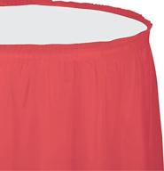 creative converting touch plastic tableskirt logo