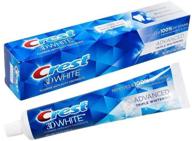 🦷 crest 3d white advanced triple whitening toothpaste - 5.6 oz (pack of 3) logo