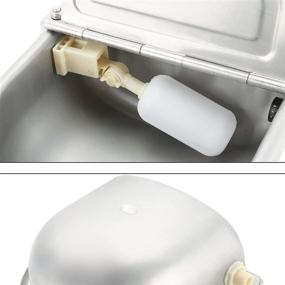 img 3 attached to 🐾 NATGAI High-quality Stainless Steel Automatic Waterer Bowl with Float Valve for Farm Animals such as Horse, Cattle, Goat, Sheep, and Dog