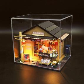 img 3 attached to 🏪 Flever Dollhouse Miniature DIY House Kit - Creative Room with Furniture for Romantic Valentine's Gift - Chao Yang Grocery Store