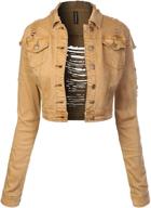beyondfab womens classic casual destroyed coats, jackets & vests: effortlessly fashionable women's clothing logo