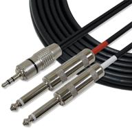 gls audio y cable splitter cord logo