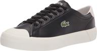 👟 lacoste gripshot men's sneakers in black and white logo