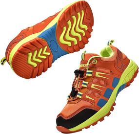 img 4 attached to 👟 Children's SANNAX Outdoor Hiking Shoe for Tennis, Running & Fashion Sneakers