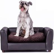 plush comfort for your beloved pet: keet fluffy deluxe pet bed sofa logo