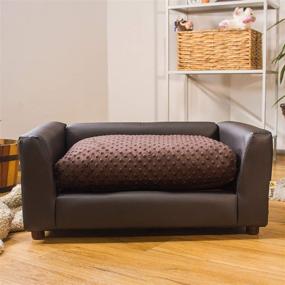 img 2 attached to Plush Comfort for your Beloved Pet: Keet Fluffy Deluxe Pet Bed Sofa