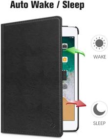 img 1 attached to 📱 Fintie Case for iPad 9.7 2018 2017 / iPad Air 2 / iPad Air - 360° Rotating Stand Protective Cover with Auto Sleep-Wake for 9.7 inch iPad (6th Gen, 5th Gen) / iPad Air - Classic Black