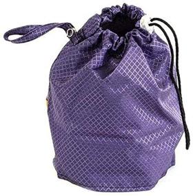 img 3 attached to 💜 Amethyst Purple Jewel Medium GoKnit Pouch: Organize Your Projects with Style and Convenience!