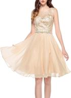 👗 stunning tulle sleeveless party gown for women's prom and homecoming events by handada logo