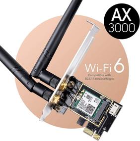 img 3 attached to 📶 Cudy WE3000 AX 3000Mbps PCIE WiFi 6 Card, Bluetooth 5.0, AX200 Module, 2402Mbps+574Mbps WiFi 6 Speed, Bluetooth 5.0/4.2/4.0, 802.11ax/ac/a/b/g/n, Windows 10 64-bit Compatible