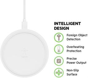 img 1 attached to 🔌 Belkin Wireless Charger 10W – Boost Up Wireless Charging Pad for iPhone 11, Samsung Galaxy S10 and More