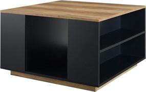 img 2 attached to Walker Edison Modern Ottoman Storage Furniture