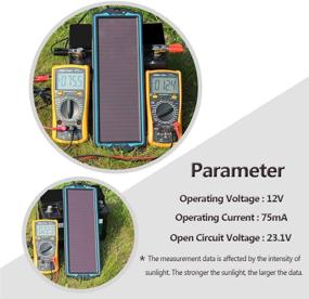 img 3 attached to 🌞 SOLPERK 12V Solar Panel: Efficient Trickle Charger and Battery Maintainer for Automotive, Motorcycle, Boat, ATV, RV, and More (1.8W Amorphous)