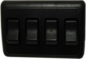 img 2 attached to 🔌 Premium 12-Volt Quad SPST On-Off Switch for RV, Trailer, Camper - American Technology Components, Black Bezel
