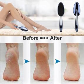 img 1 attached to Файл для ног Nano Glass Callus Remover - идеальный инструмент для педикюра для сырых и сухих ног - мощный скребок для удаления мертвой кожи для красивых ног