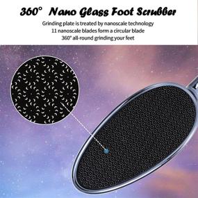 img 3 attached to Файл для ног Nano Glass Callus Remover - идеальный инструмент для педикюра для сырых и сухих ног - мощный скребок для удаления мертвой кожи для красивых ног