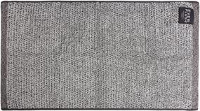 img 1 attached to 🔹 Quick-Dry Hand Towel Set, Grey, 4 Count, Everplush Diamond Jacquard, 16 x 30 inches