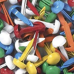 img 2 attached to 📎 Primary Mini Brad Multipacks 100/Pkg - Versatile and Colorful Fasteners for Crafting and Scrapbooking