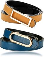 belts women leather waist skinny logo