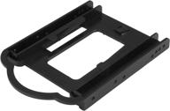 🔧 startech.com 2.5-inch hdd/ssd mounting bracket for 3.5-inch drive bay - tool-less install - 2.5" ssd hdd adapter (bracket125pt), black logo