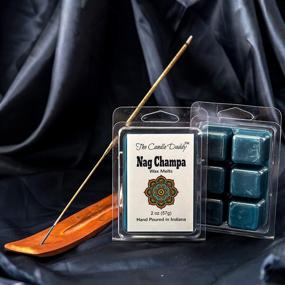 img 2 attached to 🕯️ Nag Champa Maximum Scent Wax Cubes/Melts Incense - 5 Packs, 10 Ounces Total, 30 Cubes