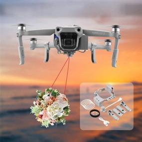 img 2 attached to Оптимизированное устройство для доставки груза для DJI Mavic Air 2 и Air 2S - Аэродроппер, система выпускалки рыболовной лески и устройство для сброса