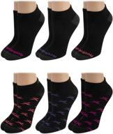 reebok women's lightweight low 🧦 cut athletic socks - 6 pack логотип