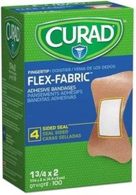 img 1 attached to Medline Fingertip Flex Fabric Bandages, 100/Box - NON25513