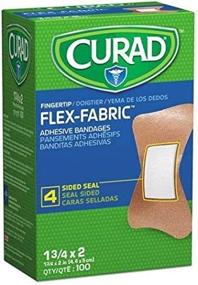 img 2 attached to Medline Fingertip Flex Fabric Bandages, 100/Box - NON25513