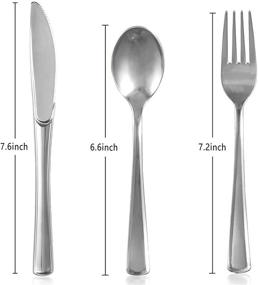 img 3 attached to Disposable Silverware Flatware Utensils Catering Household Supplies