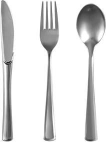 img 4 attached to Disposable Silverware Flatware Utensils Catering Household Supplies