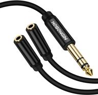 headphone splitter adapter hosongin 1 6feet logo