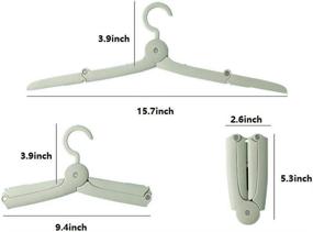 img 2 attached to Портативные складные аксессуары Dochee Hangers