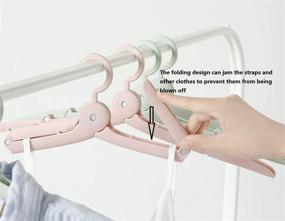 img 3 attached to Портативные складные аксессуары Dochee Hangers