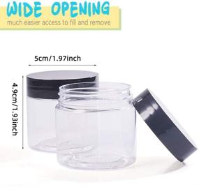 img 3 attached to PH PandaHall Wide Mouth Containers for Travel: Convenient Cosmetic Accessories in Bottles & Containers for Traveling