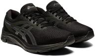 👟 asics gel pulse men's shoes - white/black, medium fit логотип