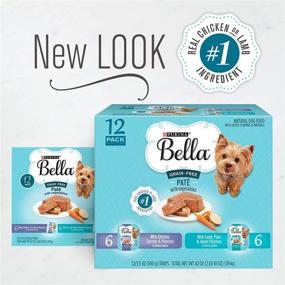 img 3 attached to 🐶 Purina Bella Grain-Free Pate Wet Dog Food for Adult Canines