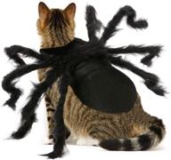 🕷️ halloween pet costume spider cosplay apparel for dogs and cats - spider costume for party, small size logo