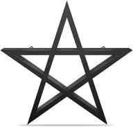 🔮 maxco gothic decor, pentagram shelf - wiccan, witch & pagan room decor. perfect horror or halloween accent. 14 in x 3 in deep logo